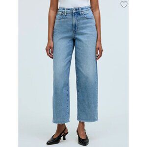 Madewell The Curvy Perfect Vintage Wide-Leg Crop Jean Altoona Wash Size 29